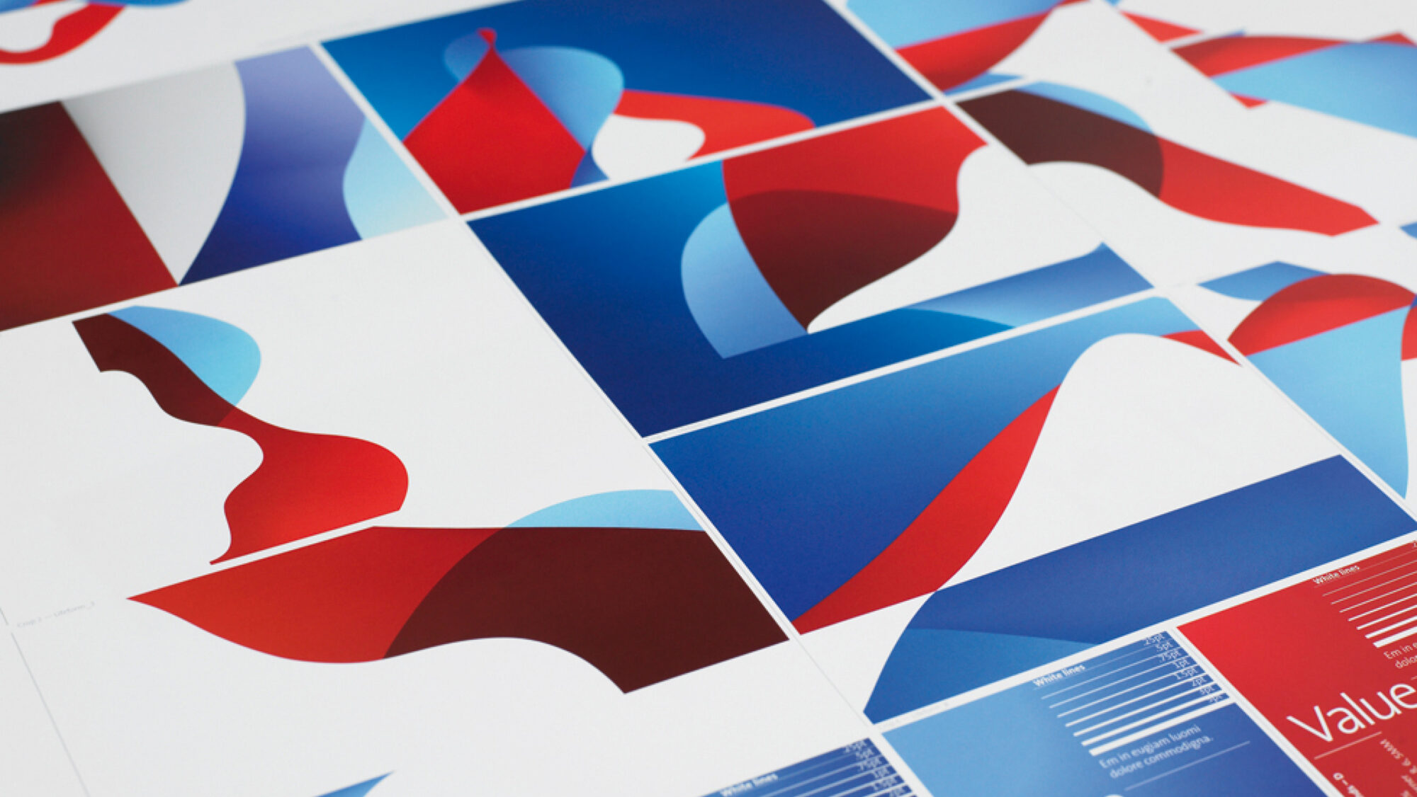 An overview of the different crops of the dynamic logo.